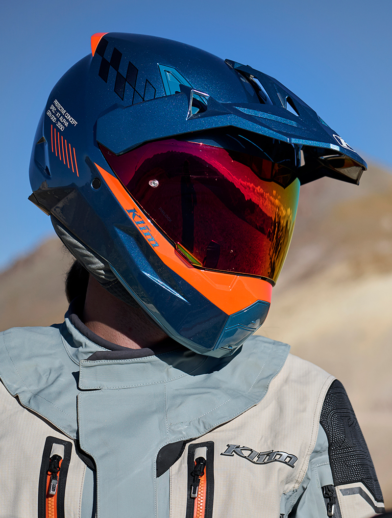 Klim X1 Alpha helmet lifestyle 1